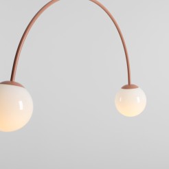 LAMPA WISZĄCA UNA 2 CORAL 1116H11