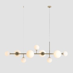 LAMPA WISZĄCA DIONE 9 GOLD 1092N30