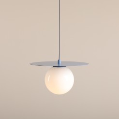 LAMPA WISZĄCA LOOP DUSTY BLUE S 1125G16_S