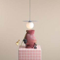 LAMPA WISZĄCA LOOP DUSTY BLUE S 1125G16_S