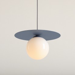 LAMPA WISZĄCA LOOP DUSTY BLUE S 1125G16_S