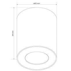 EDO777338 LAMPA SUFITOWA KLARS BIAŁA