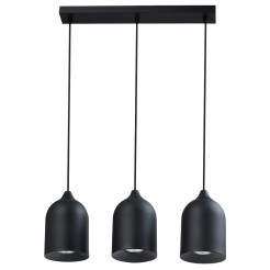 Metalowa lampa wisząca Nilo czarna 3xGU10 LP-0110/3L BK