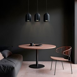 Metalowa lampa wisząca Nilo czarna 3xGU10 LP-0110/3L BK