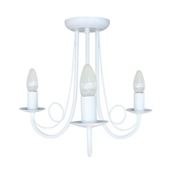 Lampa wisząca Perła biała 3xE14 LP-020/3P white