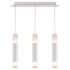 Lampa wisząca Forli biała LED 3000K LP-8011/3L