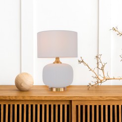 Lampa stołowa Tamiza 48 cm biała 1xE27 LP-1515/1T small white