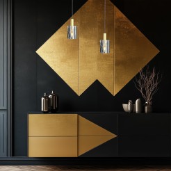 Lampa wisząca Arcadia Gold 1xE27 ML1816
