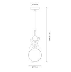 Lampa wisząca Astronauta ML1721