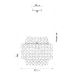 Lampa wisząca HESTIA 1xE27 ML1809