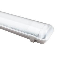 ZESTAW OPRAWA HERMETYCZNA 2x120cm POD ŚWIETLÓWKĘ LED + 2x ŚWIETLÓWKI LED 18W 120CM 4000K EKH2340