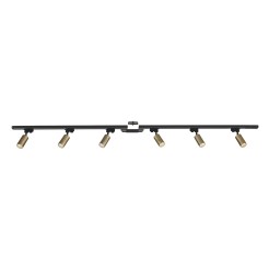 3022 ZESTAW 6 SZYNOPRZEWODY BLACK/GOLD JEDNOOBWODOWY