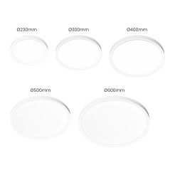 Plafon MAQ 40W 3CCT Biały ML1663