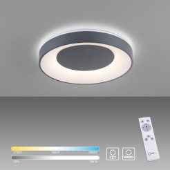 14326-18 ANIKA LAMPA SUFITOWA SZARY