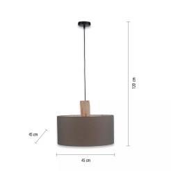 15112-15 LINEN LAMPA WISZĄCA