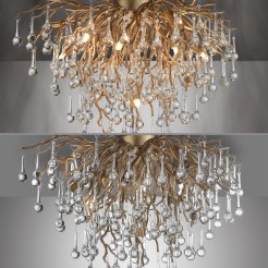 8091-11 ICICLE LAMPA SUFITOWA MOSIĄDZ