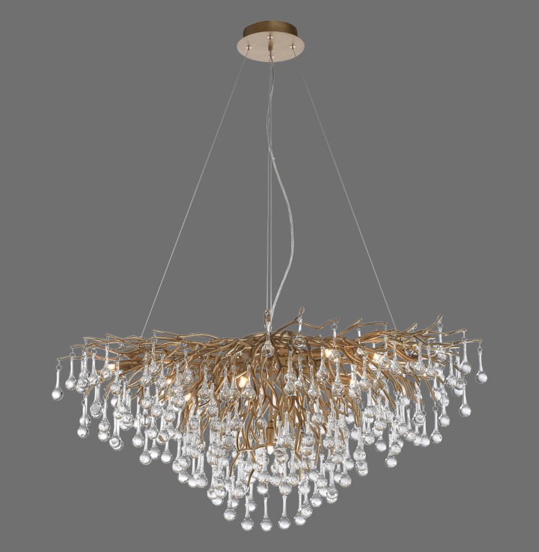 2192-11 ICICLE LAMPA WISZĄCA MOSIĄDZ