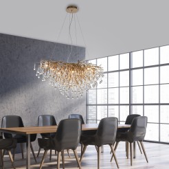 2192-11 ICICLE LAMPA WISZĄCA MOSIĄDZ