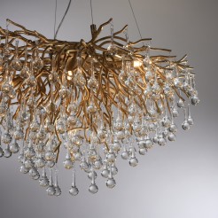 2192-11 ICICLE LAMPA WISZĄCA MOSIĄDZ