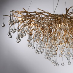 2192-11 ICICLE LAMPA WISZĄCA MOSIĄDZ