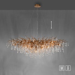 2031-11 ICICLE LAMPA WISZĄCA MOSIĄDZ