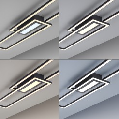 14696-18 ASMIN LAMPA SUFITOWA CZARNY
