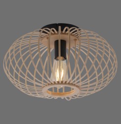 11410-79 RACOON LAMPA SUFITOWA NATURALNE DREWNO