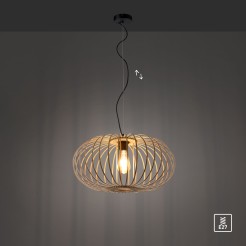 11409-79 RACOON LAMPA WISZĄCA NATURALNE DREWNO