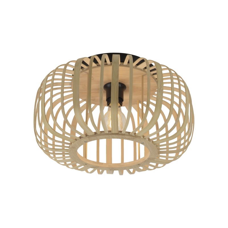 11412-79 RACOON LAMPA SUFITOWA NATURALNE DREWNO