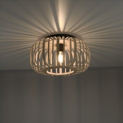 11412-79 RACOON LAMPA SUFITOWA NATURALNE DREWNO
