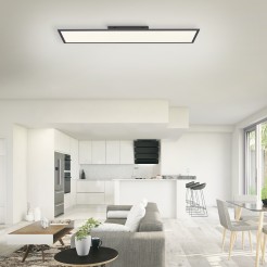 16533-18-O FLAT LAMPA SUFITOWA CZARNY