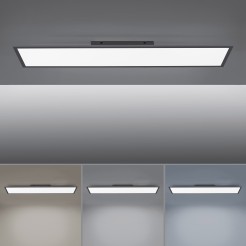 16533-18-O FLAT LAMPA SUFITOWA CZARNY