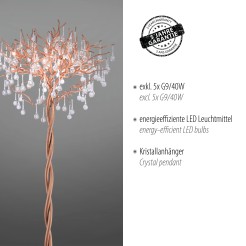 232-11 ICICLE LAMPA PODŁOGOWA MOSIĄDZ