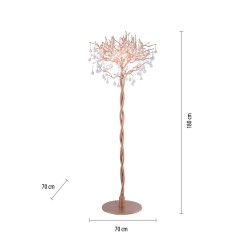 232-11 ICICLE LAMPA PODŁOGOWA MOSIĄDZ