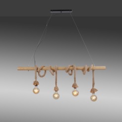 15483-18 ROPE LAMPA WISZĄCA BRĄZOWY