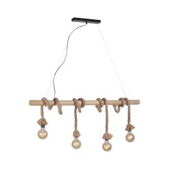 15483-18 ROPE LAMPA WISZĄCA BRĄZOWY