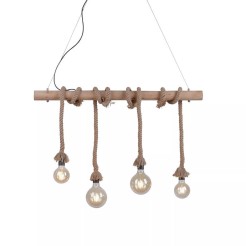 15483-18 ROPE LAMPA WISZĄCA BRĄZOWY