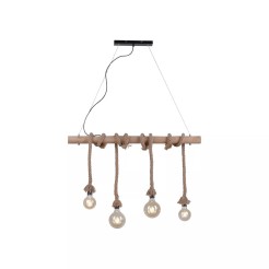 15483-18 ROPE LAMPA WISZĄCA BRĄZOWY