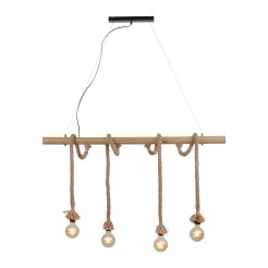 15483-18 ROPE LAMPA WISZĄCA BRĄZOWY