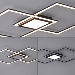 14695-18 ASMIN LAMPA SUFITOWA CZARNY