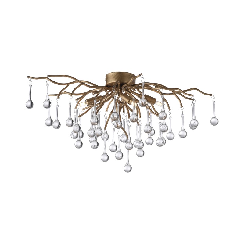 8090-11 ICICLE LAMPA SUFITOWA MOSIĄDZ