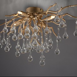 8090-11 ICICLE LAMPA SUFITOWA MOSIĄDZ