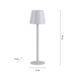 19250-16 EURIA LAMPA STOŁOWA BIAŁY