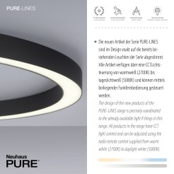 6306-13 PURE-LINES LAMPA SUFITOWA ANTRACYT
