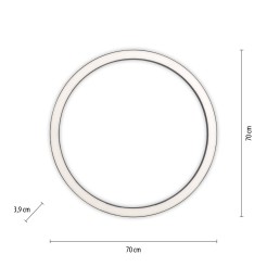 6306-13 PURE-LINES LAMPA SUFITOWA ANTRACYT