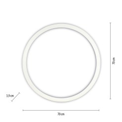 6306-95 PURE-LINES LAMPA SUFITOWA ALIMINIUM