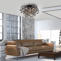 8091-18 ICICLE LAMPA SUFITOWA CZARNY