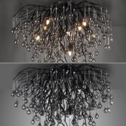 8091-18 ICICLE LAMPA SUFITOWA CZARNY