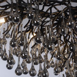 2192-18 ICICLE LAMPA WSZĄCA CZARNY