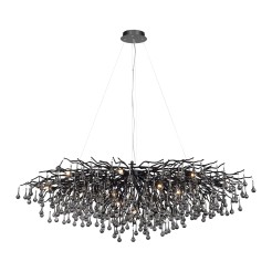 2031-18 ICICLE LAMPA WISZĄCA CZARNY